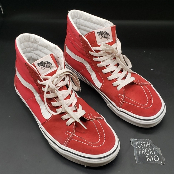 Vans Other - Vans leather old skool sk8 shoes hi-top 8.5